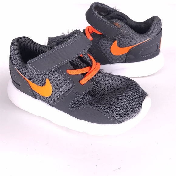 Nike Other - Nike Gray & Orange Slipon Velcro Shoes SH0592